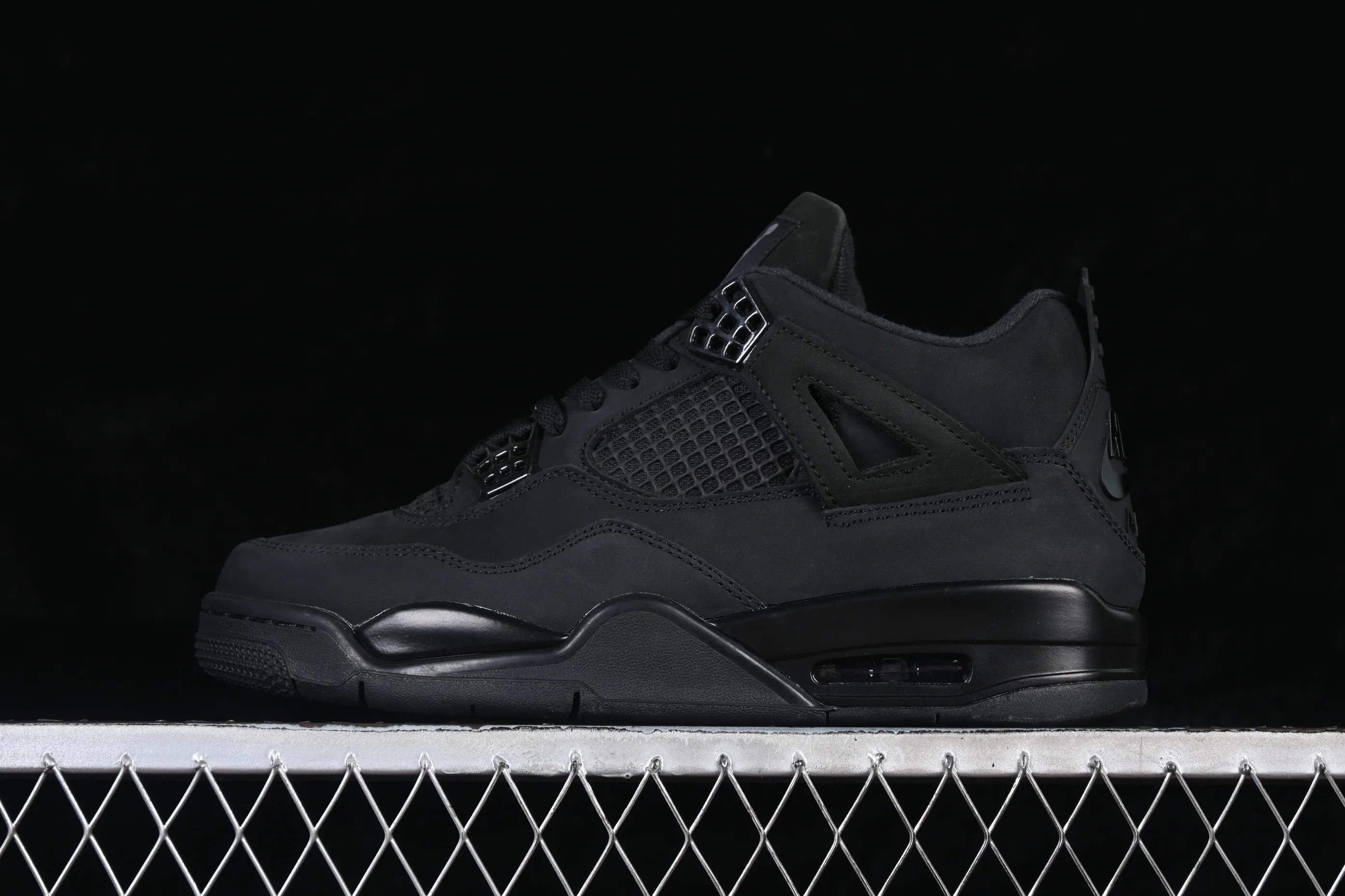 All categories Air Jordan Jordan series basketball shoes Air Jordan 4 TG version Air Jordan 4 Retro "Black Cat" AJ4 Joe 4 new black cat FV5029-010